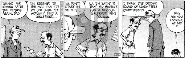 Get Fuzzy on Wednesday December 11, 2002 Comic Strip