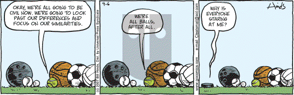 Cleats - Thursday September 6, 2007 Comic Strip
