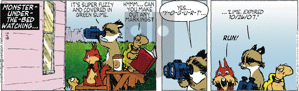 Over the Hedge on Saturday October 18, 2014 Comic Strip