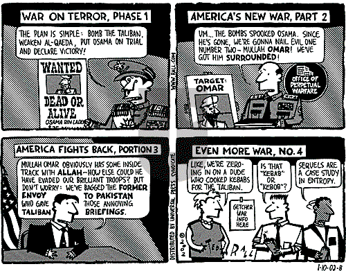 Ted Rall on Saturday January 12, 2002 Comic Strip