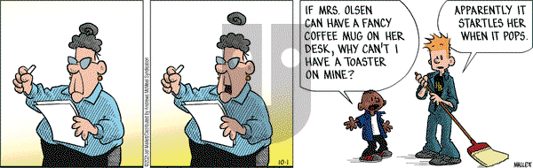 Frazz - Friday October 1, 2021 Comic Strip