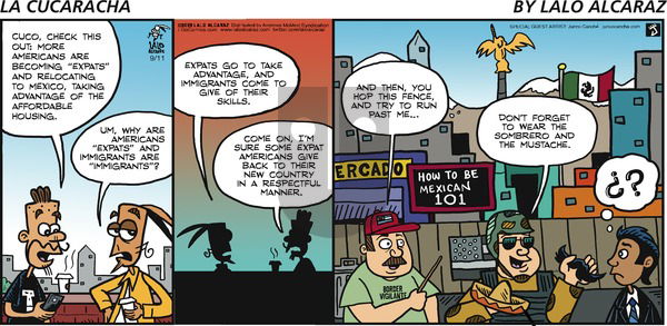 La Cucaracha - Sunday September 11, 2022 Comic Strip