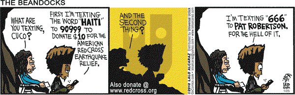 La Cucaracha on Monday January 25, 2010 Comic Strip