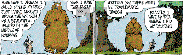 The Grizzwells on Thursday April 23, 2015 Comic Strip