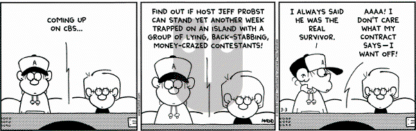 FoxTrot on Thursday March 3, 2005 Comic Strip