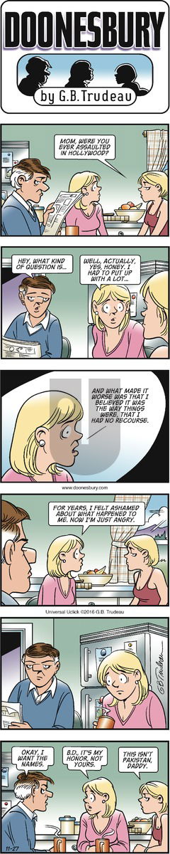 Doonesbury on Sunday November 27, 2016 Comic Strip