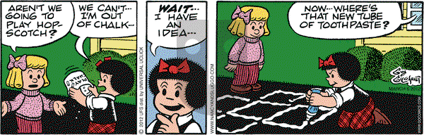 Nancy on Tuesday March 6, 2012 Comic Strip