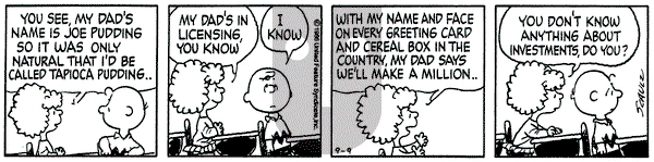 Peanuts on Tuesday September 9, 1986 Comic Strip