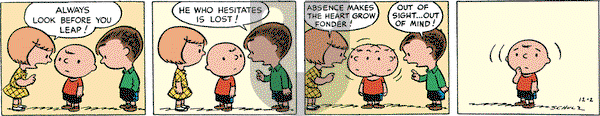 Peanuts Begins - Saturday December 2, 1950 Comic Strip
