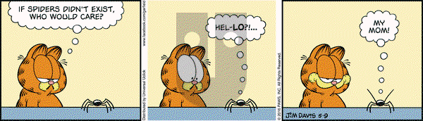 Garfield on Monday May 9, 2016 Comic Strip