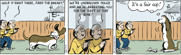 Fred Basset on Saturday February 11, 2012 Comic Strip