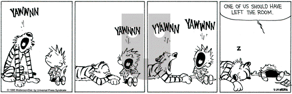 Calvin and Hobbes on Wednesday May 24, 1995 Comic Strip