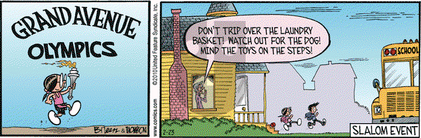Grand Avenue on Tuesday February 23, 2010 Comic Strip