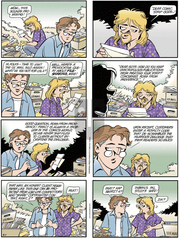 Doonesbury - Sunday May 1, 2005 Comic Strip