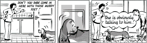 Fred Basset on Tuesday March 24, 2020 Comic Strip