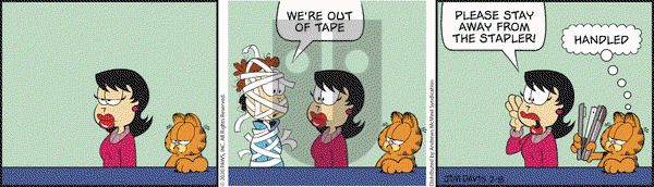 Garfield on Saturday February 8, 2020 Comic Strip