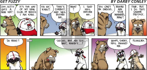 Get Fuzzy - Sunday July 29, 2012 Comic Strip