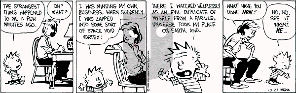 Calvin and Hobbes - Monday October 23, 1989 Comic Strip
