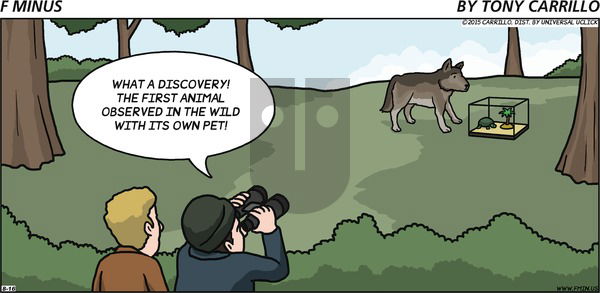 F Minus on Sunday August 16, 2015 Comic Strip