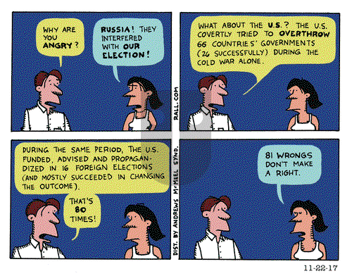 Ted Rall - Wednesday November 22, 2017 Comic Strip