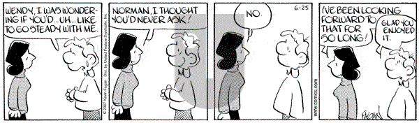 Drabble on Monday June 25, 2007 Comic Strip
