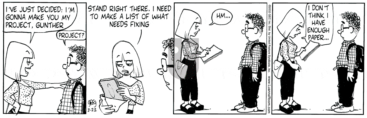 Luann - Friday March 22, 2002 Comic Strip
