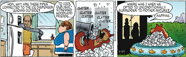 Over the Hedge on Tuesday July 21, 2020 Comic Strip