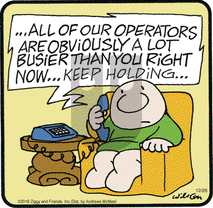 Ziggy on Saturday December 28, 2019 Comic Strip