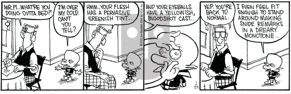 Monty on Tuesday January 29, 2002 Comic Strip
