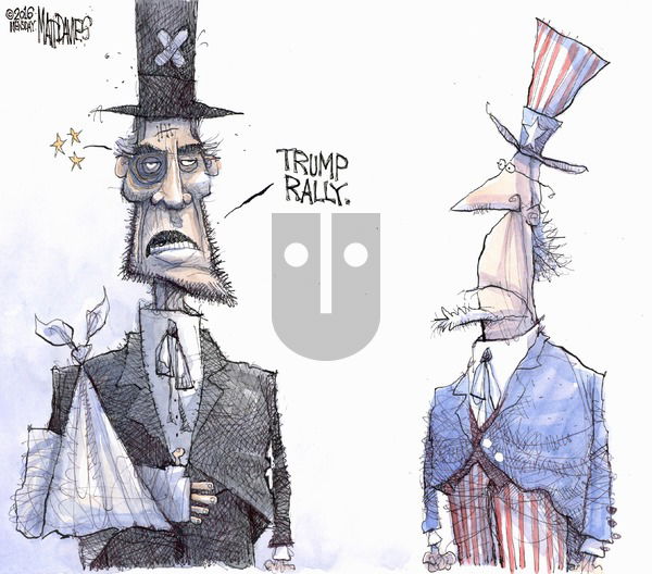 Matt Davies on Sunday March 13, 2016 Comic Strip