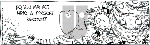 The Buckets on Wednesday December 20, 2000 Comic Strip