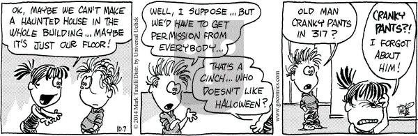 Heart of the City on Tuesday October 7, 2014 Comic Strip
