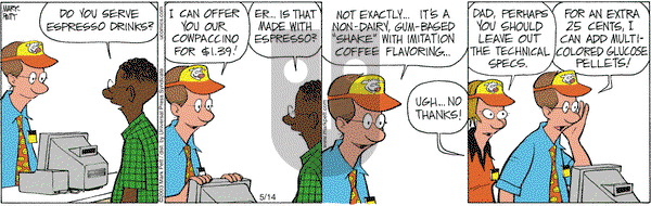 Lucky Cow - Wednesday May 14, 2003 Comic Strip