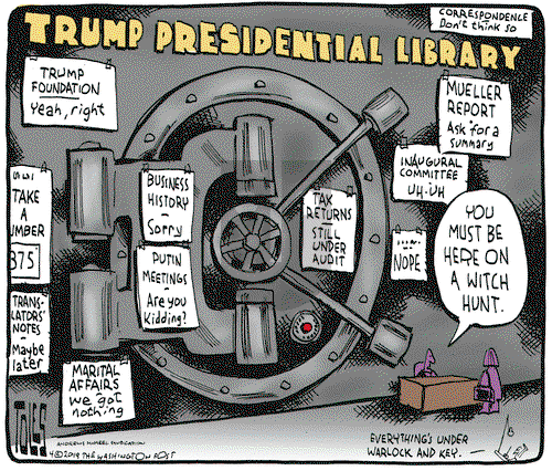 Tom Toles on Tuesday April 9, 2019 Comic Strip