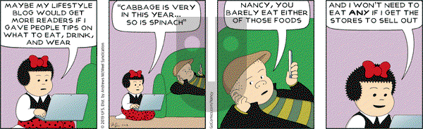 Nancy on Friday November 1, 2019 Comic Strip