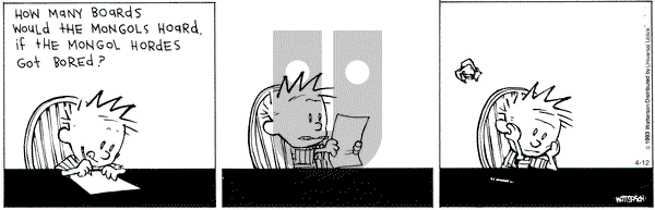 Calvin and Hobbes - Friday April 12, 2013 Comic Strip