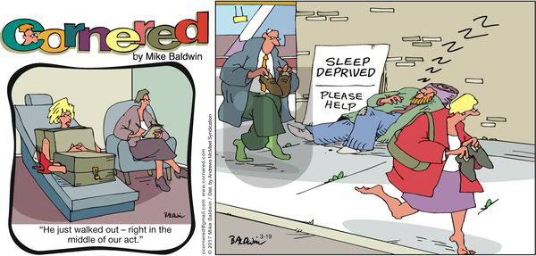 Cornered on Sunday March 19, 2017 Comic Strip