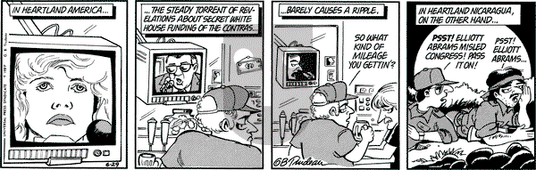 Doonesbury on Monday June 29, 1987 Comic Strip