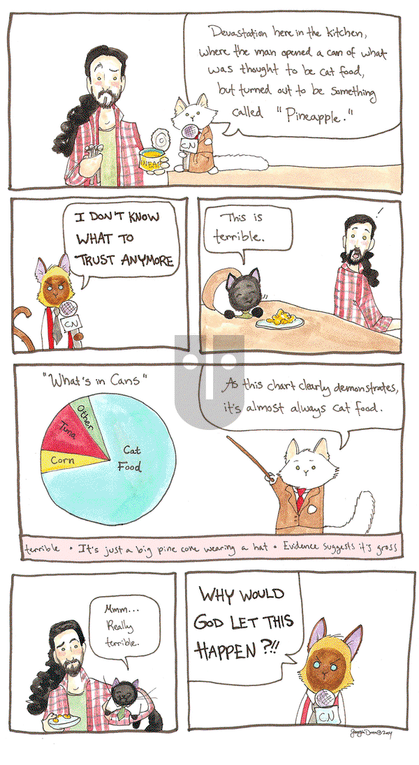Breaking Cat News on Wednesday September 7, 2016 Comic Strip