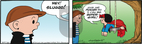 Nancy on Thursday September 7, 2017 Comic Strip