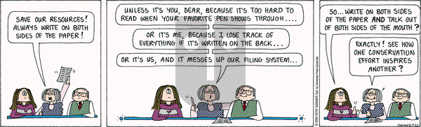 Cathy Classics on Saturday April 25, 2009 Comic Strip