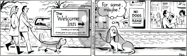 Fred Basset on Saturday March 1, 2008 Comic Strip