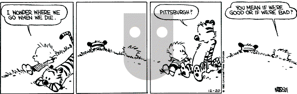 Calvin and Hobbes - Friday December 20, 1985 Comic Strip