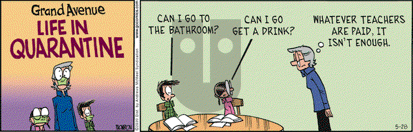 Grand Avenue on Thursday May 28, 2020 Comic Strip