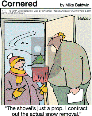 Cornered on Thursday February 15, 2007 Comic Strip