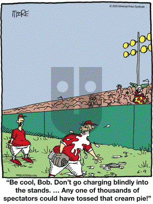 In the Bleachers on Thursday June 9, 2005 Comic Strip