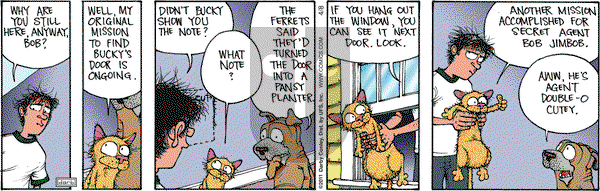 Get Fuzzy on Friday April 8, 2011 Comic Strip