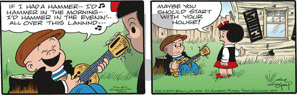 Nancy on Friday August 4, 2017 Comic Strip