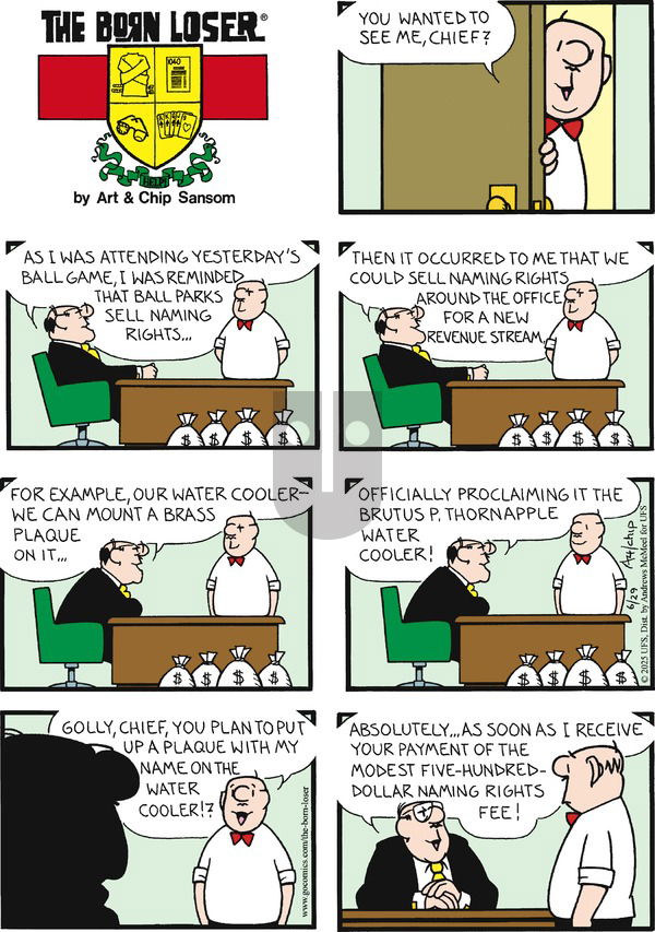 The Born Loser on Sunday June 29, 2025 Comic Strip