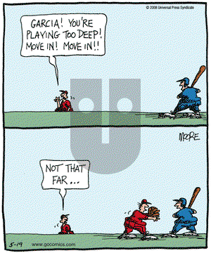 In the Bleachers on Monday May 19, 2008 Comic Strip